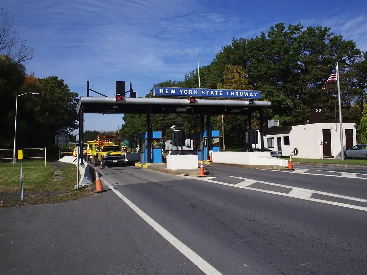 New York State Thruway toll plaza